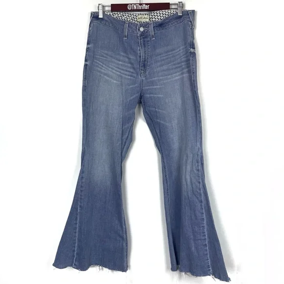 Ariat REAL Flare Leg Bootcut Western Cowgirl Denim Jeans Women's Size 33 Short - Picture 5 of 16